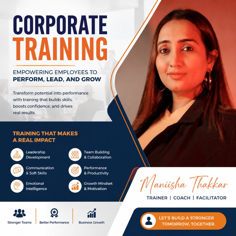 Corporate Training: Empowering Employees to Perform, Lead, and Grow | Maniisha Thakkar